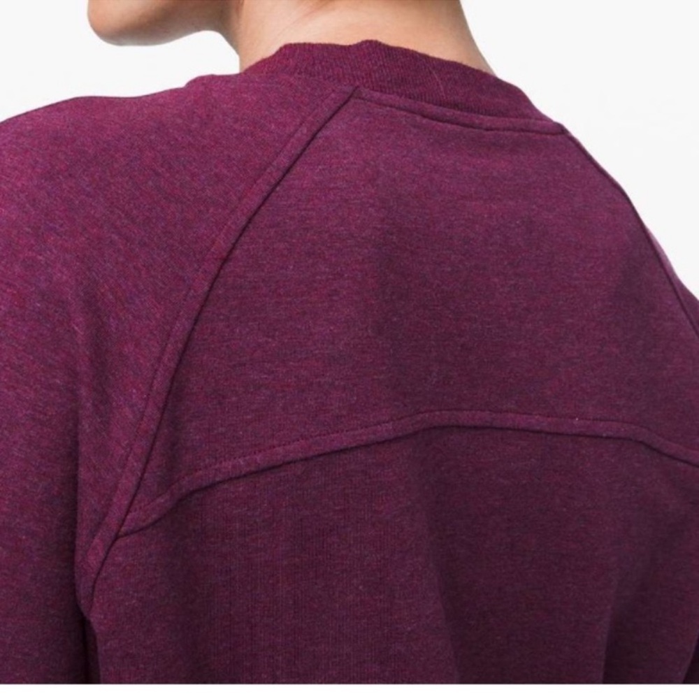 Lululemon Scuba Crew Sweatshirt Purple Size 10 C1 - Picture 4 of 11